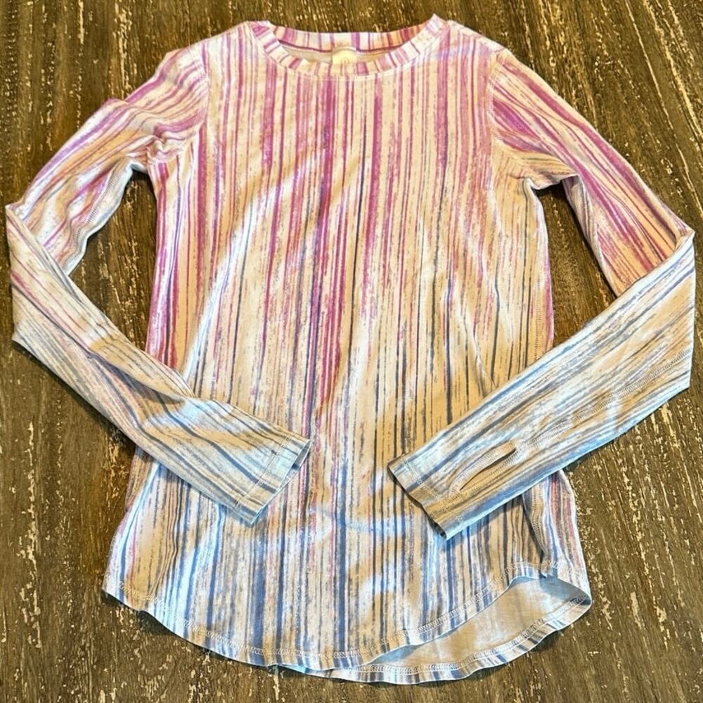 Ivivva by Lululemon Long Sleeve Lightweight Performance Shirt Girls Youth Size 7
